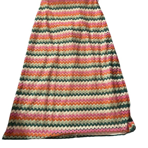 Premier Amour Crochet Womens
Sleeveless Chevron Midi Fit & Flare Dress - Picture 3 of 4